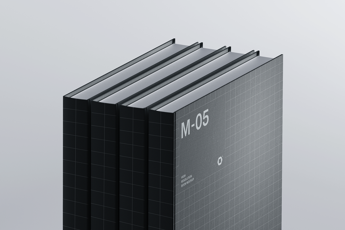 Book Mockup M05 / 6 Scenes, a Print Template by Daniel's Visual (Photo 3 of 9)