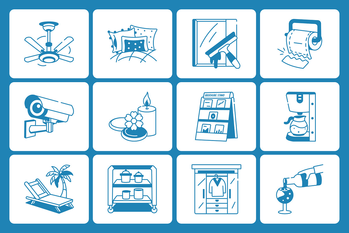 Hotel Doodle Icon Collection, an Outline Icon by Vectors Market (Photo 5 of 8)
