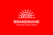 Letters EA Sunrise Logo, a Branding & Logo Template by Pray Art Design Studio (Thumbnail 2 of 2)