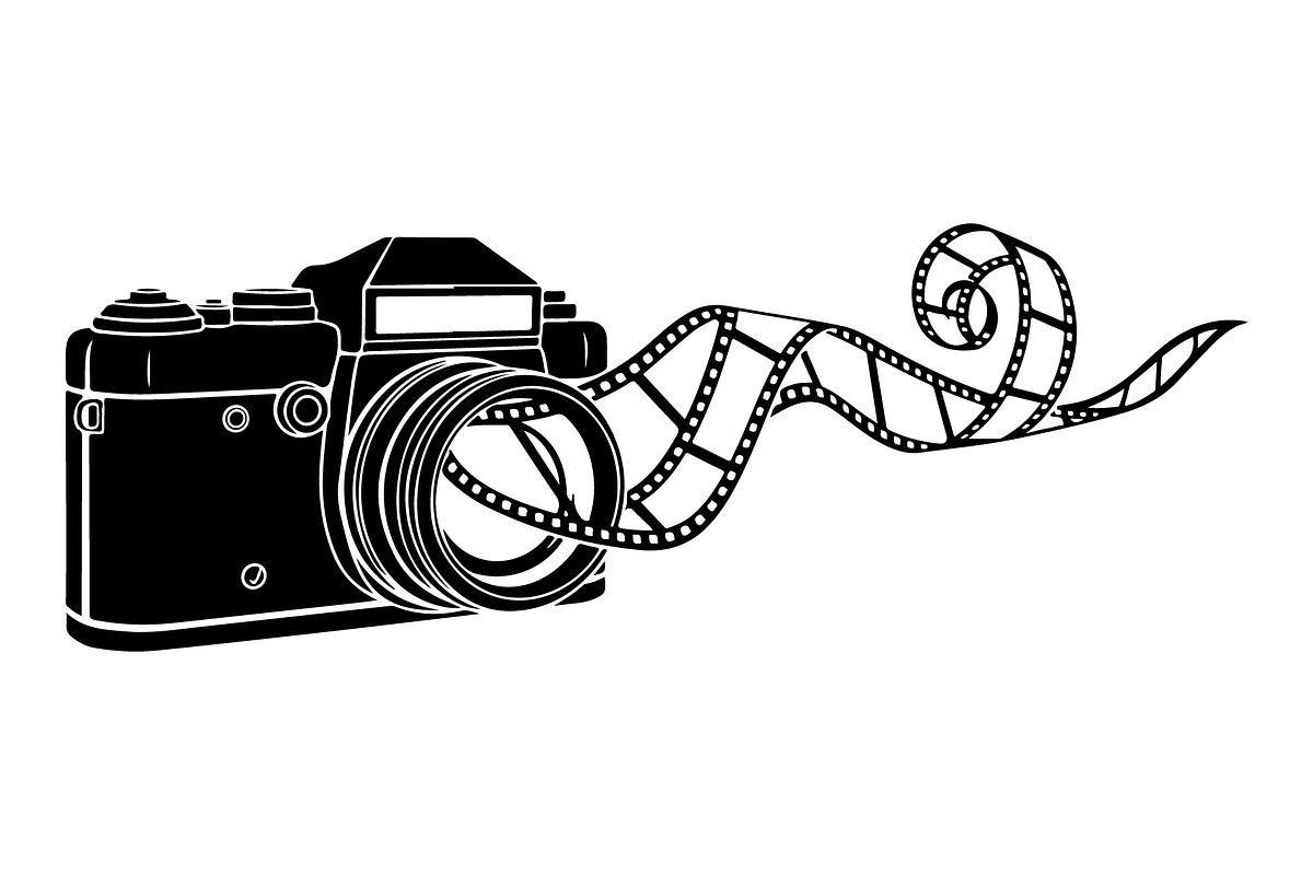 Vintage Camera Film Silhouette, an Object Illustration by yasushie (Photo 4 of 31)