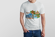 Famous cities-94 illustrations-01156, an Illustration by canve (Thumbnail 6 of 8)