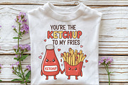 Ketchup to My Fries Funny Valentine, an Illustration by CraftArtStudio (Thumbnail 2 of 4)