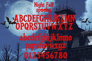 Night Fall Spooky, a Handwritten Font by cocodesign (Thumbnail 6 of 6)