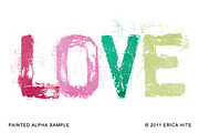 Painted Alpha Brush Set, a Brush Add-On by Erica Hite (Thumbnail 2 of 2)