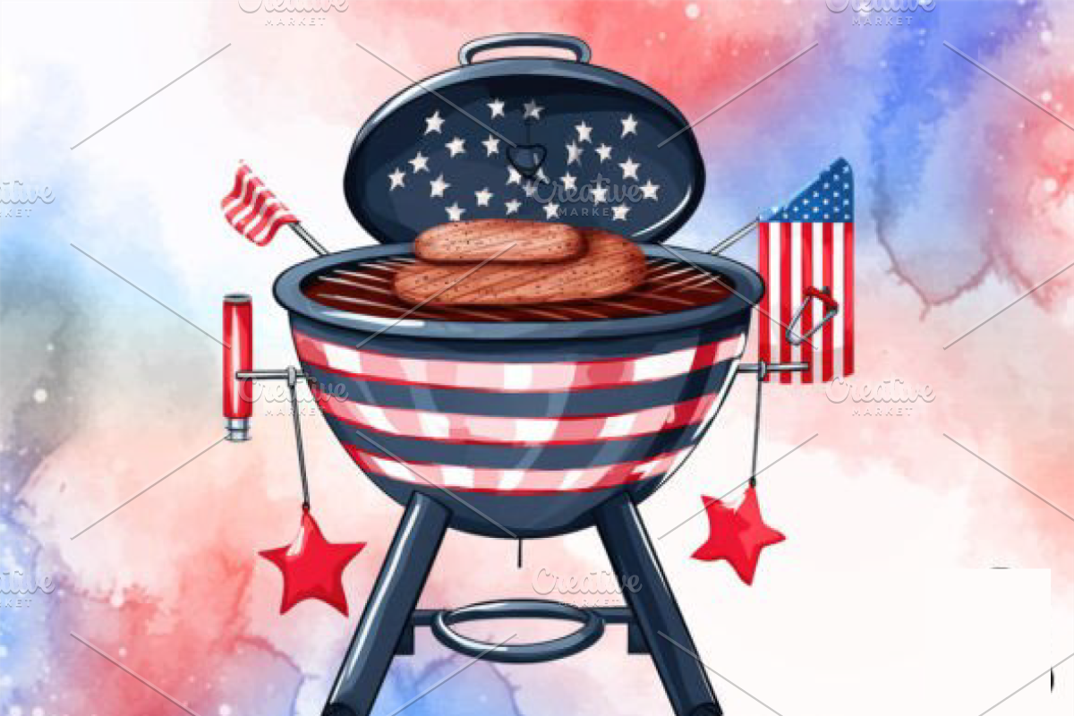 4th of July Sublimation Clipart Bund, a Background Graphic by Design Station (Photo 5 of 6)
