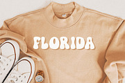 Honey Babe Groovy Retro Font, a Handwritten Font by BarcelonaShop (Thumbnail 4 of 9)