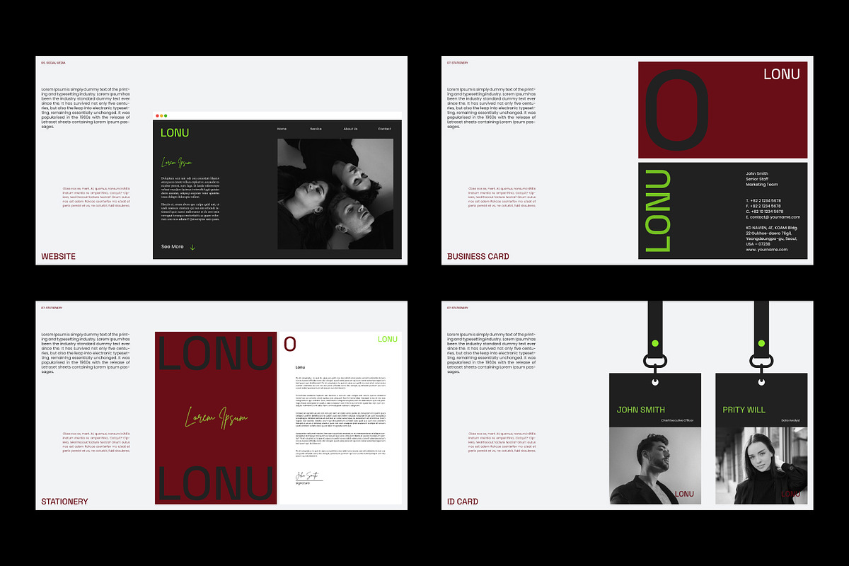 LONU | Brand Guideline Template, a Branding & Logo Template by shaondesigns (Photo 9 of 10)