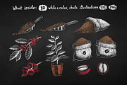 Chalked Coffee Growth Collection, an Object Graphic by Sonya Illustrations (Thumbnail 4 of 6)
