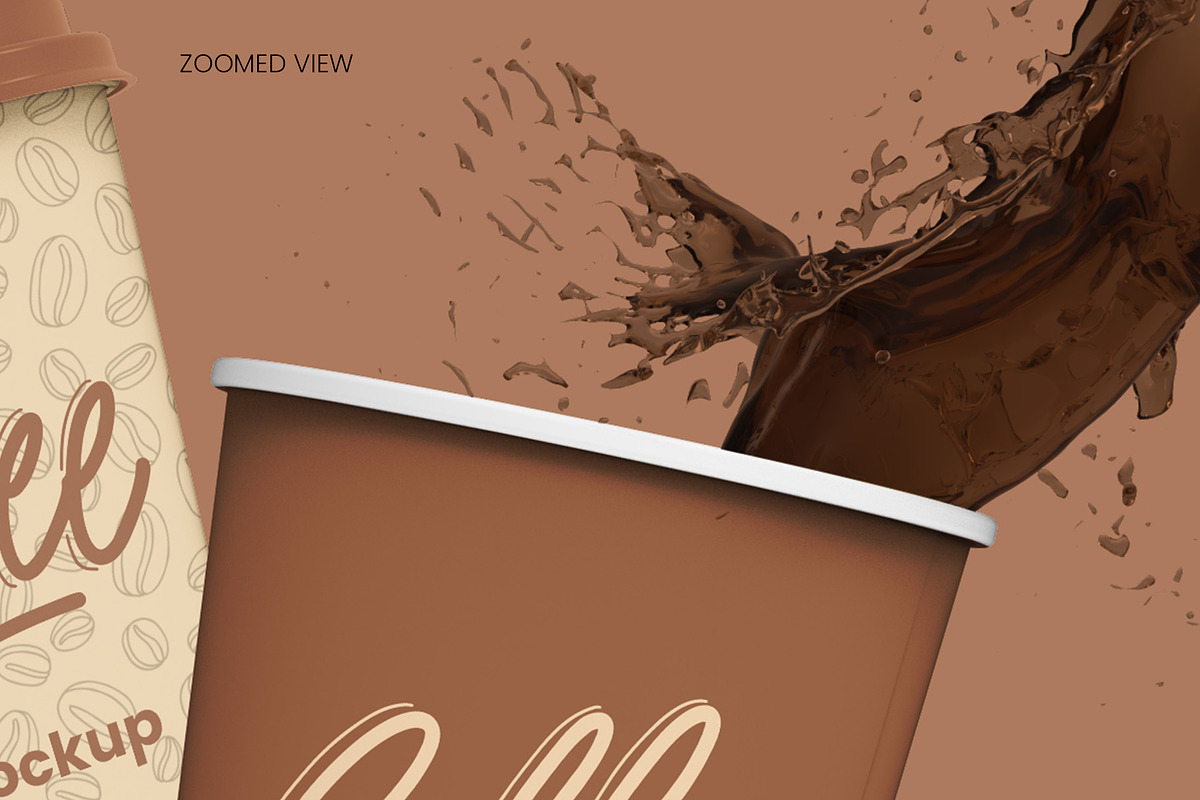 Coffee Cup Mockup - 8 views, a Cups & Container Mockup by Illusiongraphic (Photo 15 of 18)