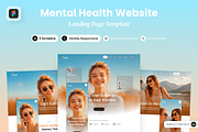 Lunar - Mental Health Website, a Landing Page Template by SLAB! Design (Thumbnail 1 of 5)