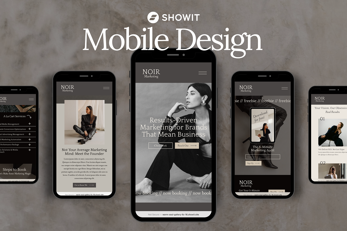 Marketing Agency Website Showit, a Squarespace Template by Warmsoulgallery (Photo 9 of 10)