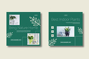 Indoor Gardening House  Social Media, a Social Media Template by MightyDesign (Thumbnail 3 of 8)