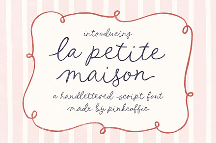 La Petite Maison Handwritten Script