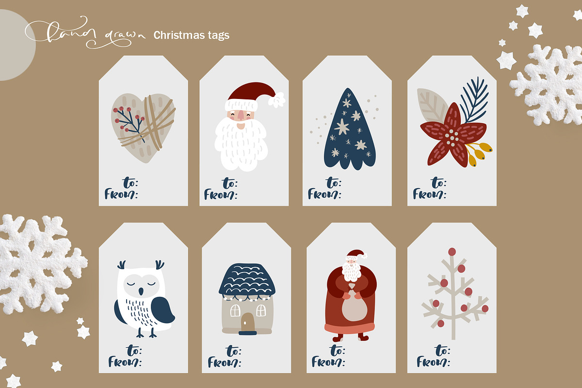 Merry Christmas nordic, an Object Graphic by Happy Letters (Photo 9 of 15)
