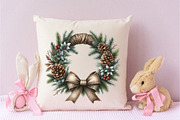Christmas bow PNG, an Illustration by Designking (Thumbnail 3 of 4)