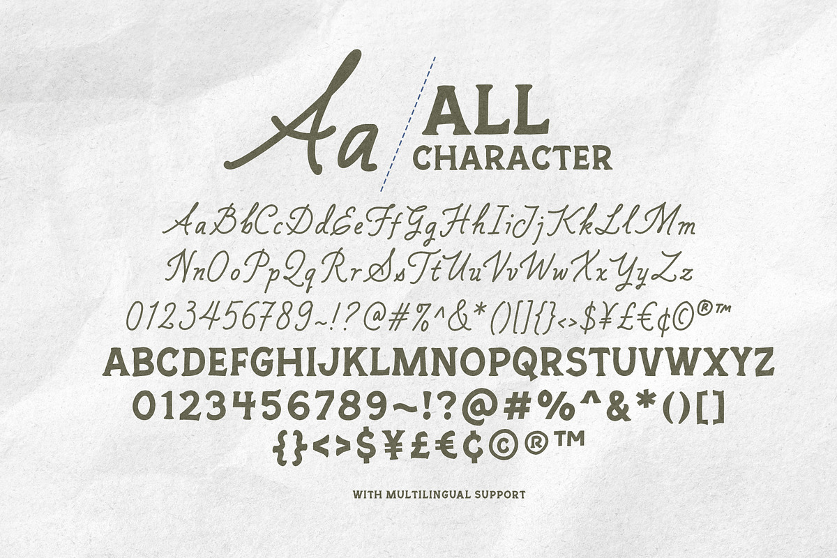 Authentic Society - Font Duo, a Script Font by Sarid Ezra (Photo 10 of 10)