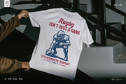 Rugby Lover T-shirt Design, a Sport Illustration by shaondesigns (Thumbnail 4 of 6)