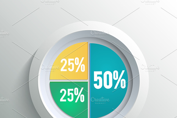 Business pie chart preview 4