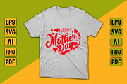 Happy Mother's Day T-Shirt Design, an Illustration by samiul11 (Thumbnail 2 of 2)