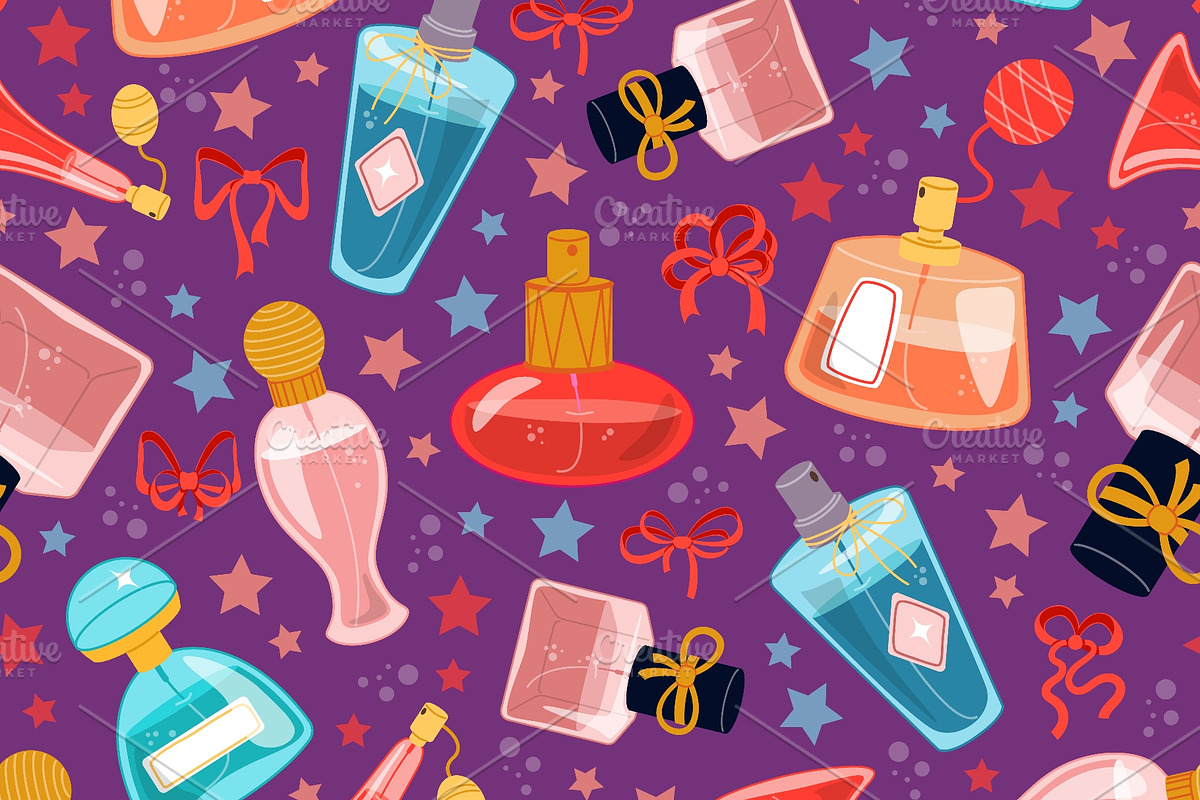 Womens fragrant perfumes in spray, an Object Illustration by Vectorbuum (Photo 2 of 3)