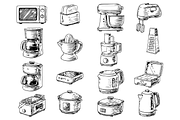 Vintage Kitchen Appliance Set, an Object Graphic by RT Studio (Thumbnail 2 of 4)