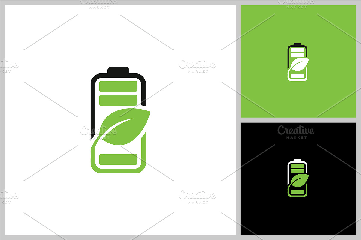 Green Battery Icon Vector, a Branding & Logo Template by quadrazo