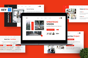Strategic Vision - Business Keynote, a Presentation Template by Deepslide Studio