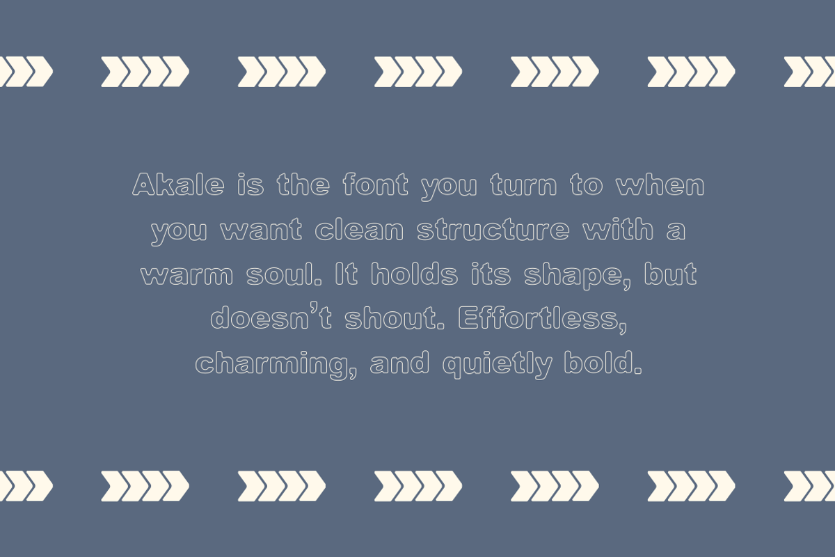 Akale Hand-Drawn Outline Font, a Sans Serif Font by Cosy Fox (Photo 3 of 7)