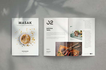 Masak Food Magazine Template