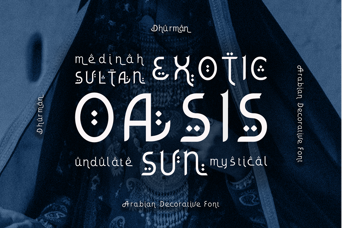 CF Dhurman - Arabic Decorative Serif, a Sans Serif Font by Indotype Foundry (Photo 5 of 10)
