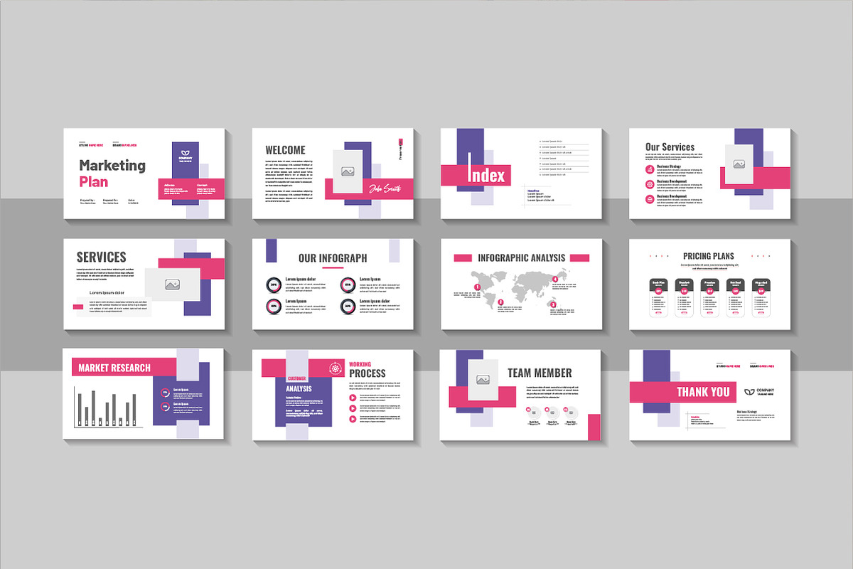 Corporate Business Marketing Plan, a Presentation Template by Pavel_design (Photo 1 of 4)