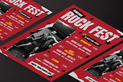 Rock Fest Rundown Flyer Set, a Flyer Template by Annora Studio (Thumbnail 5 of 6)