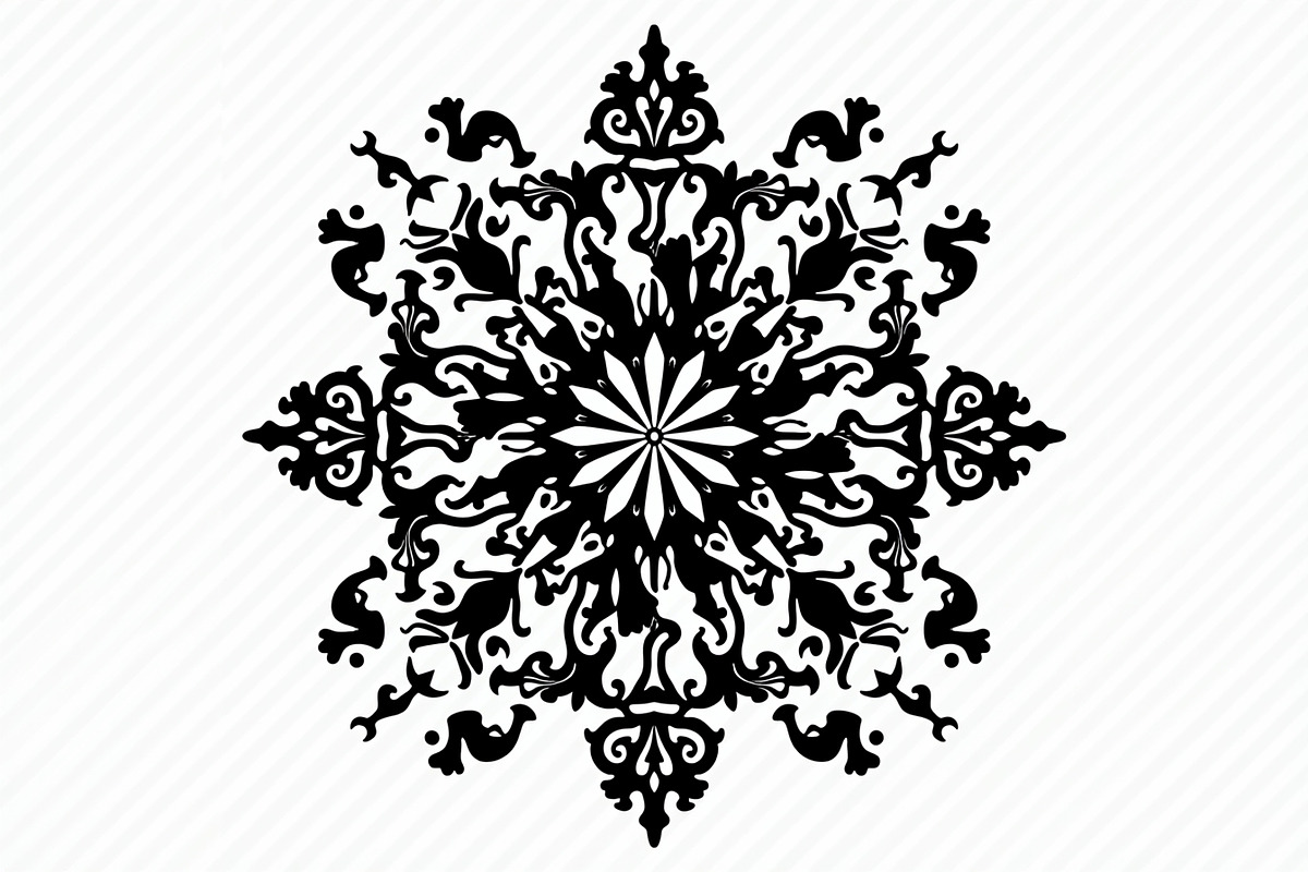 Mandala Laser Cut Files, an Illustration by balal (Photo 2 of 9)