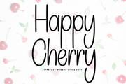 Happy Cherry | Script Font, a Script Font by Scratchones (Thumbnail 1 of 8)