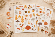 Whimsical Fall Clipart Collection, a Seasonal Illustration by Anna Studio (Thumbnail 5 of 12)