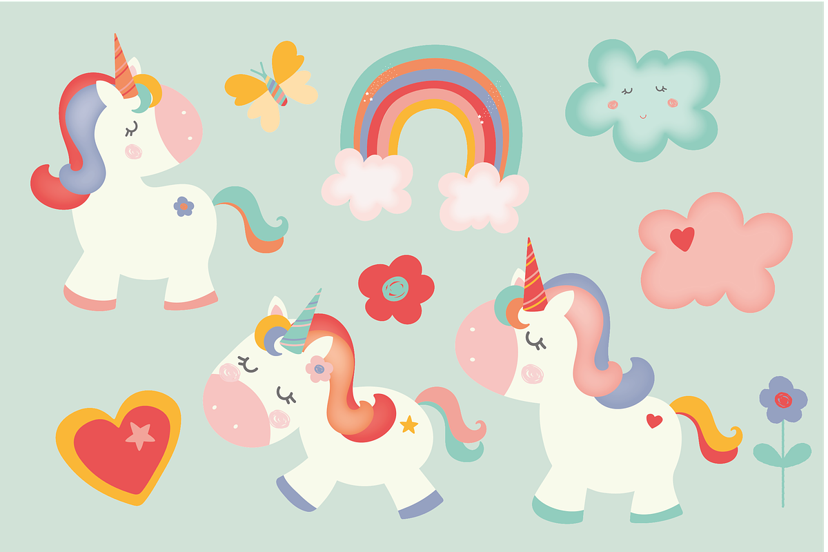 Fairies & Unicorns, a Decorative Illustration by Poppymoondesign (Photo 2 of 5)