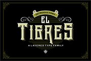 El Tigres Typeface, a Font by uncurve (Thumbnail 1 of 5)