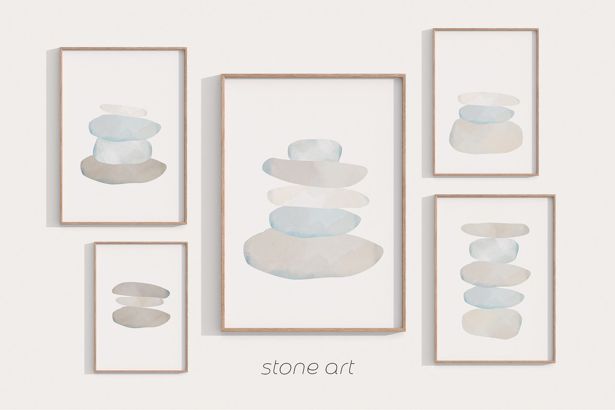 Calm Gradient & Vector Shapes Images, a Texture Graphic by Chus Moreno Studio (Photo 8 of 10)