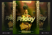 Luxury Girl Friday Night Party flyer, a Flyer Template by SethDesign Studio (Thumbnail 3 of 4)
