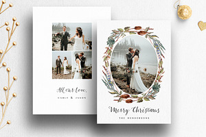Christmas Card Photo Template