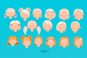teenager CHARACTER CREATOR (PSD), a Person Illustration by Mandarinkas art (Thumbnail 3 of 6)