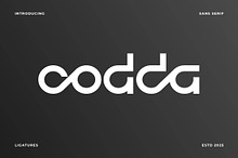 Codda Rounded Logo Font