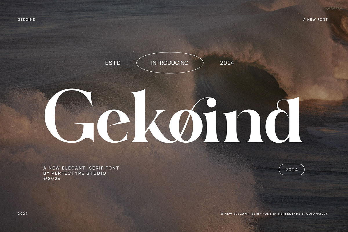 Gekoind Elegant Serif Font Typeface, a Serif Font by Perfectype (Photo 1 of 6)