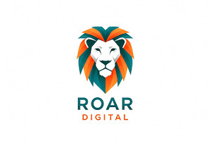 Roar Digital Lion, a Branding & Logo Template by Logocreative