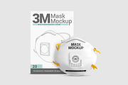 Face Mask Mockup, a Mask Mockup by Mockupdaddy (Thumbnail 2 of 14)