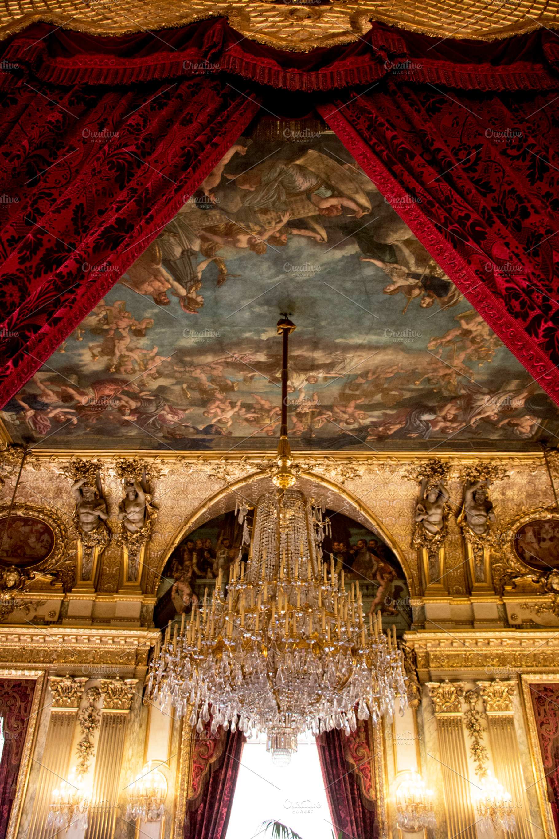 Chandelier in the Louvre, Paris, an Arts & Entertainment Photo by Girl North