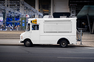 Food Truck PSD Mockup Template