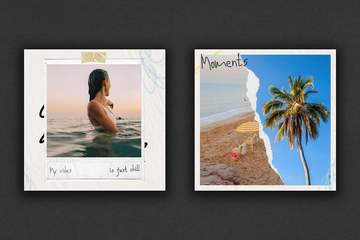 Canva Instagram Summer Templates, a Social Media Template by lerinartstudio (Photo 6 of 7)