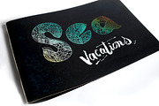 Diving doodles, patterns, lettering., an Illustration by airdynamic (Thumbnail 7 of 8)