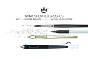 Round Ink Brushes & Splatters, a Brush Add-On by Side Project (Thumbnail 3 of 7)
